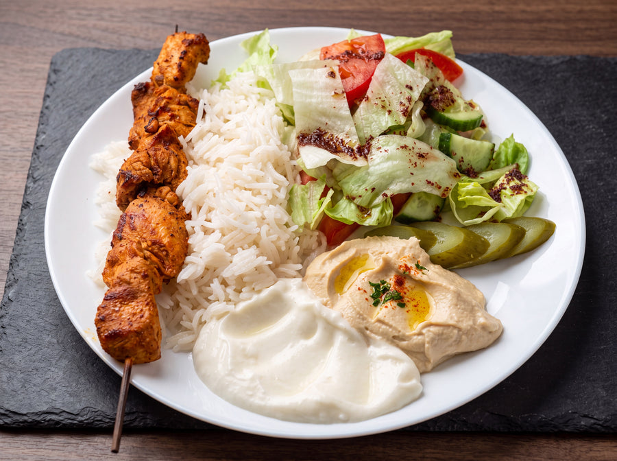 Special Kebab or Shish Tawook Plate