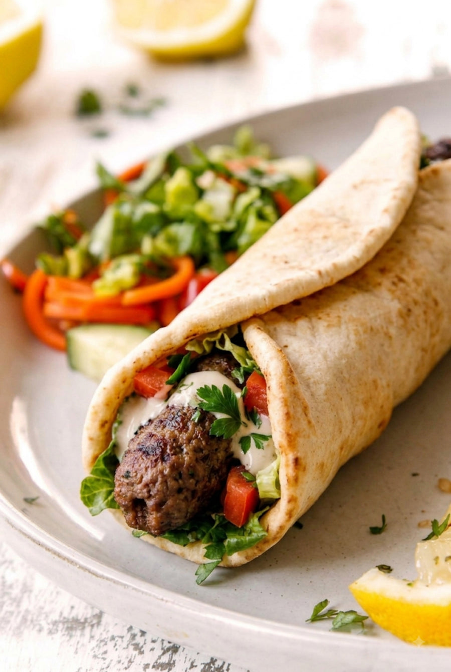 Beef Kebab Wrap