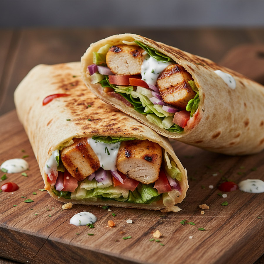 Shish Tawook Wrap