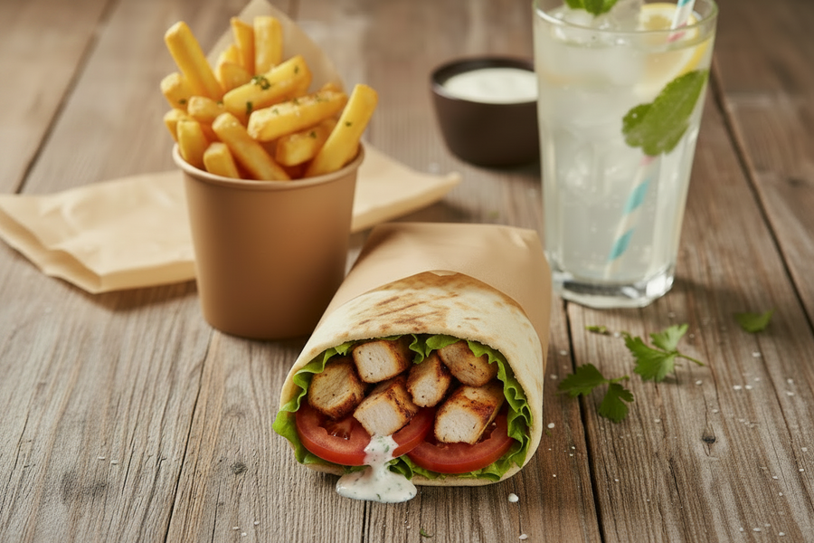 Shish Tawook Wrap